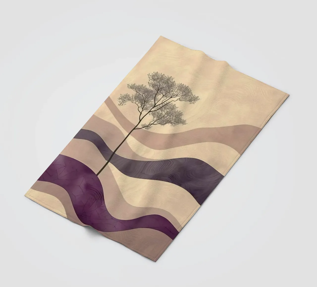 wave mountain gradient coperta in pile da miracle