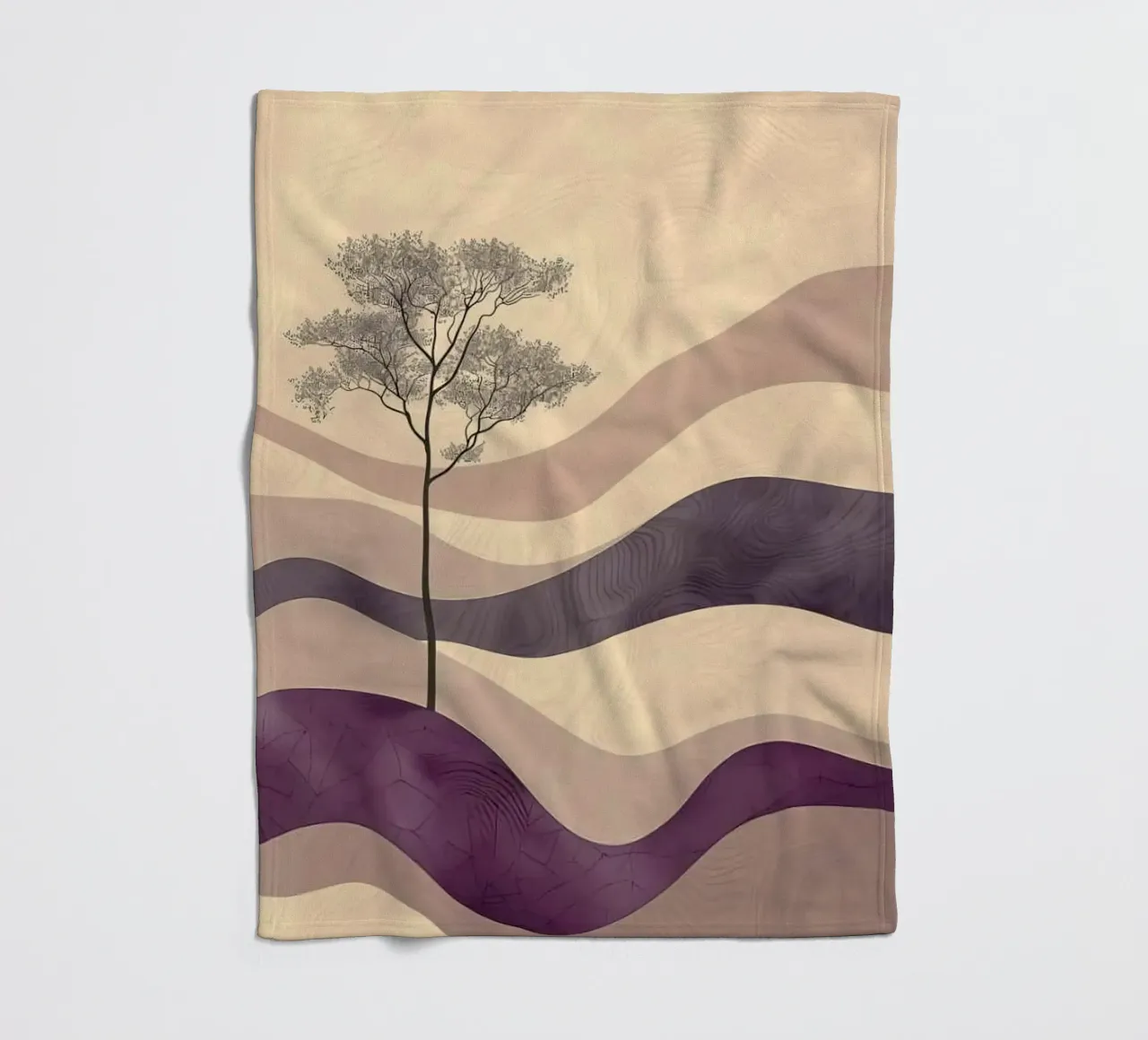 wave mountain gradient coperta in pile da miracle