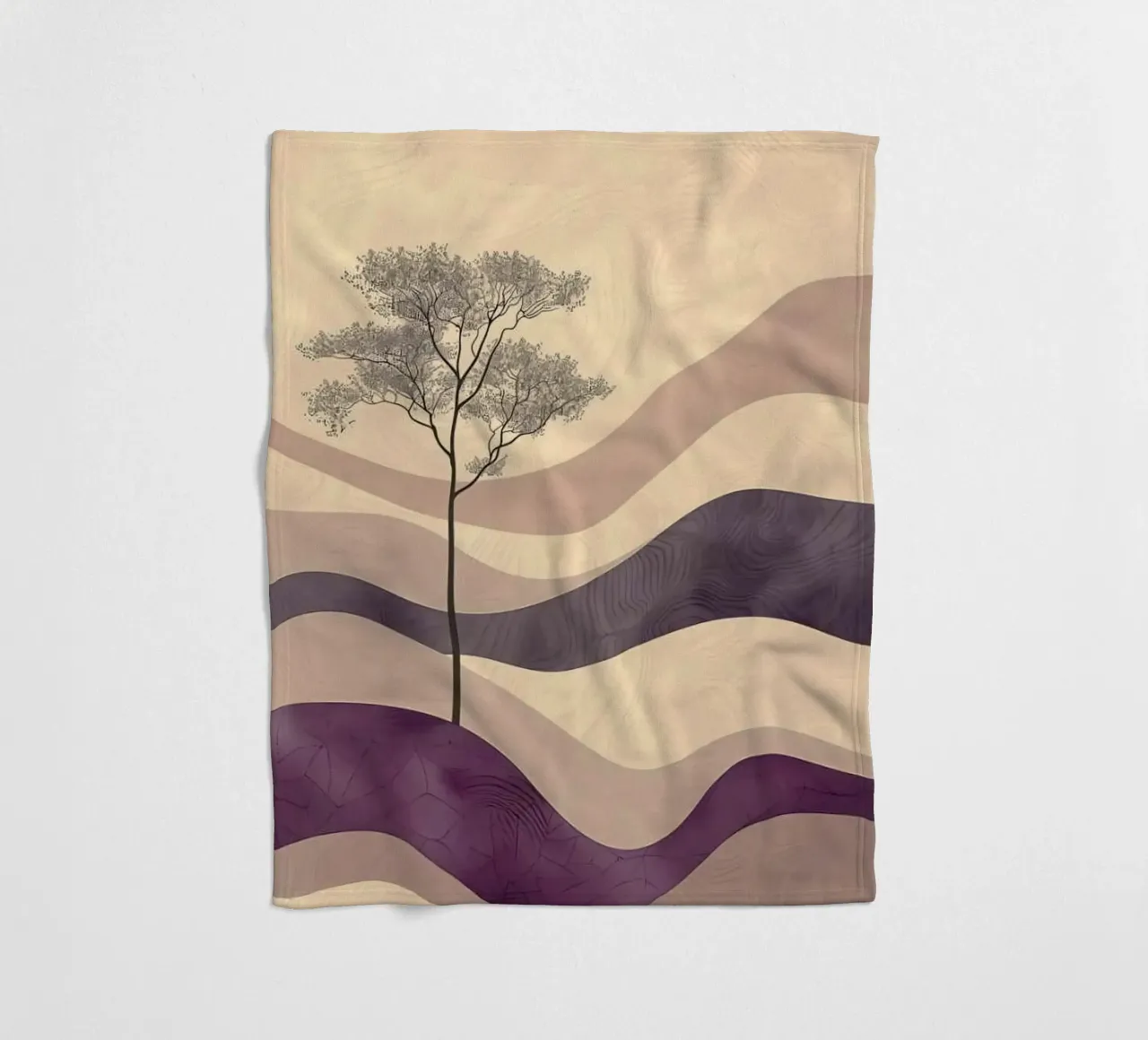 wave mountain gradient coperta in pile da miracle