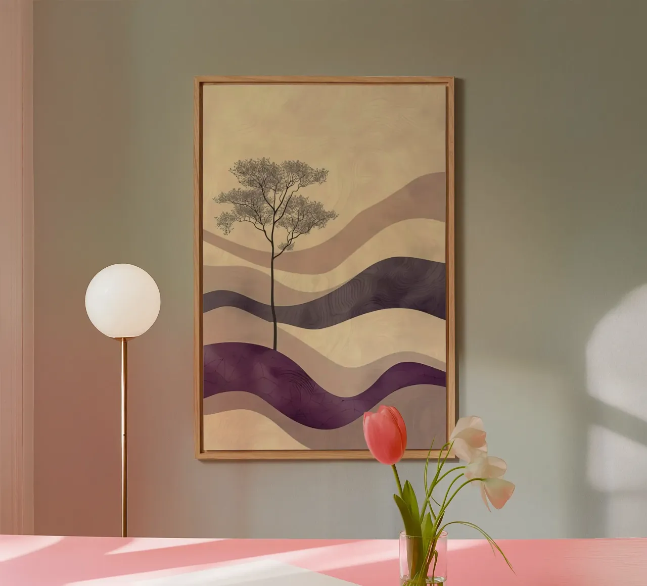 wave mountain gradient alluminio dibond da miracle