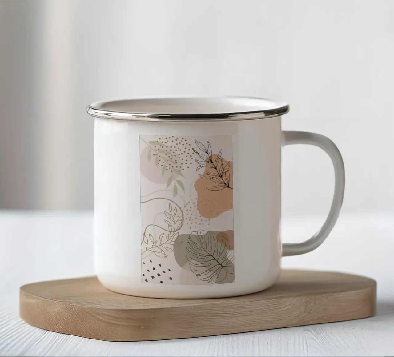 shadow leaf line tazza in smalto da lifeline