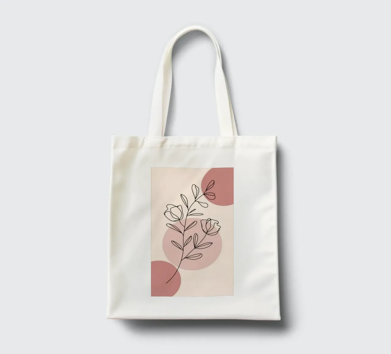 circle shape line of flower borsa in juta da miracle
