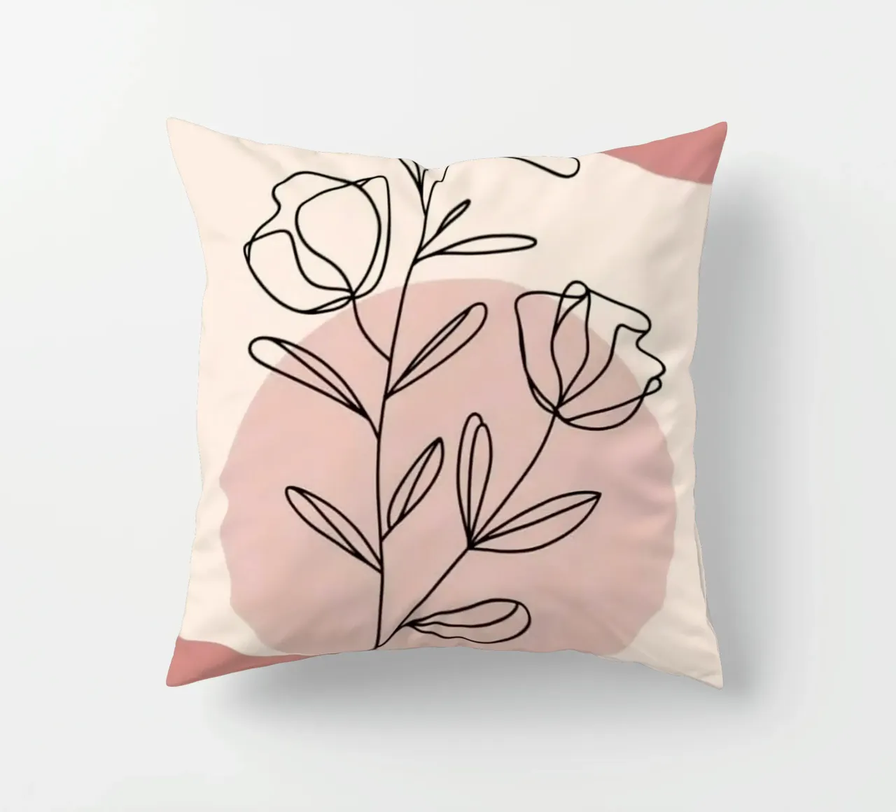 circle shape line of flower cuscino da miracle