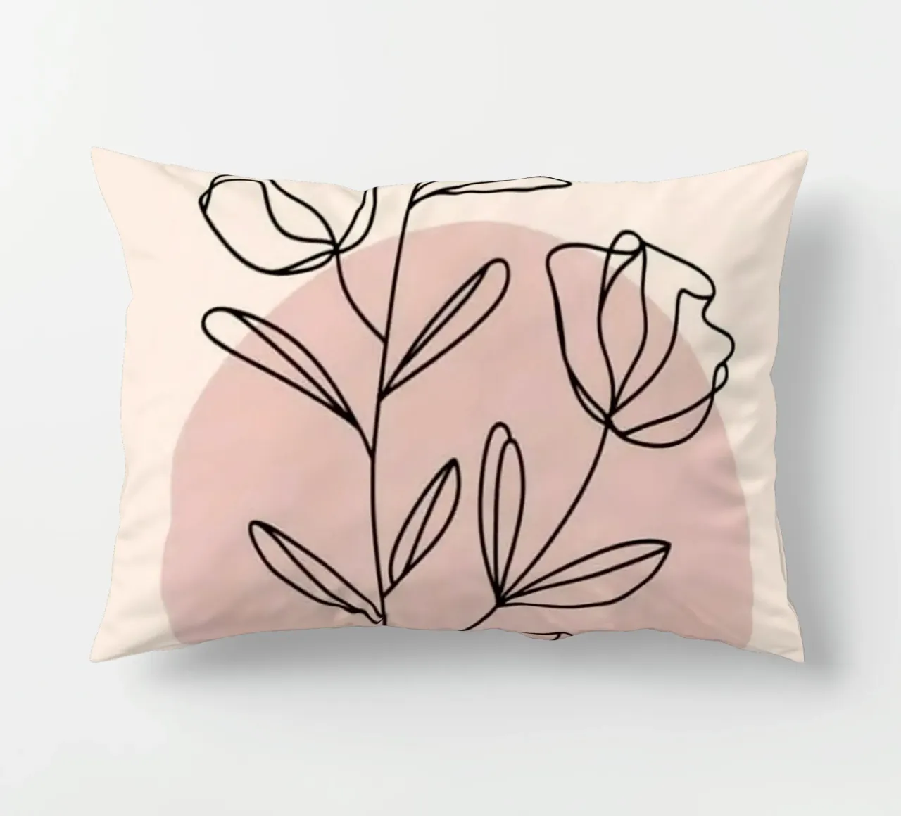 circle shape line of flower cuscino da miracle