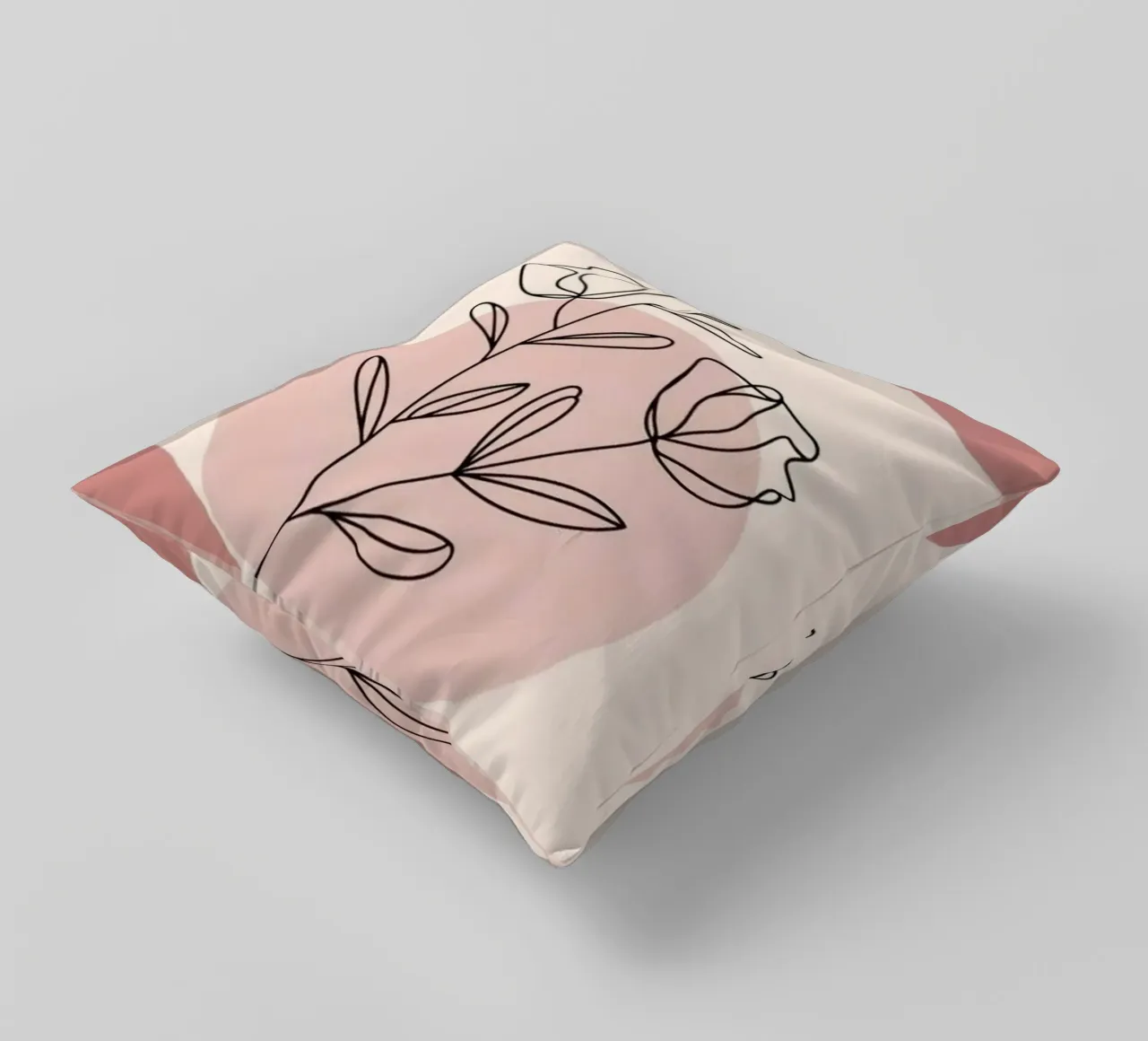 circle shape line of flower cuscino da miracle