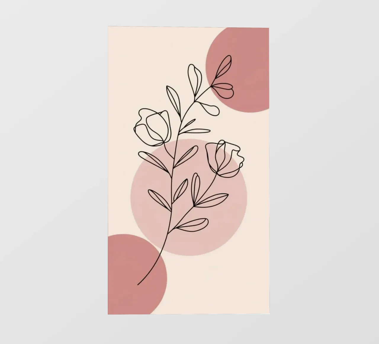 circle shape line of flower telo in pvc da miracle