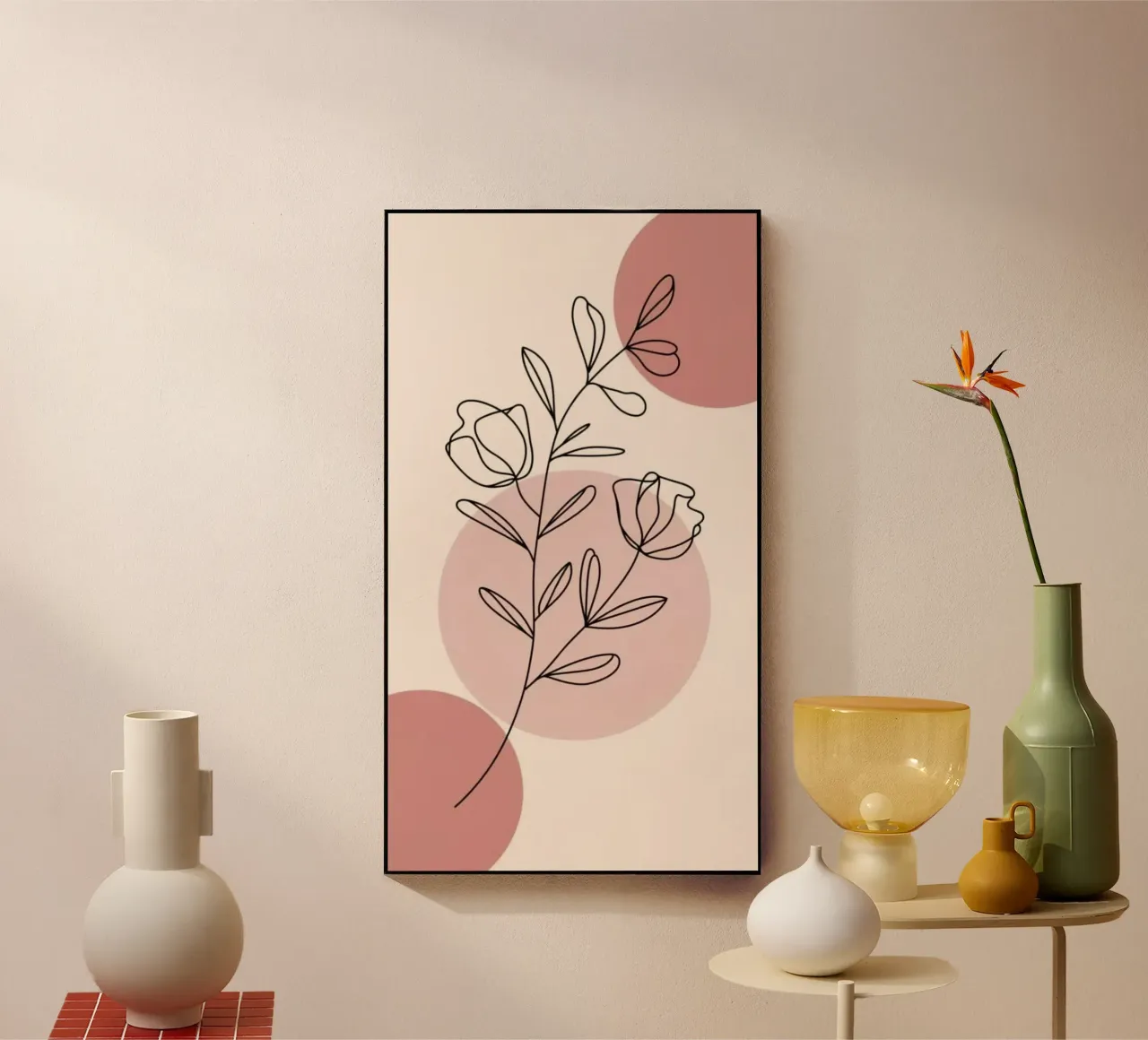 circle shape line of flower plexiglass da miracle