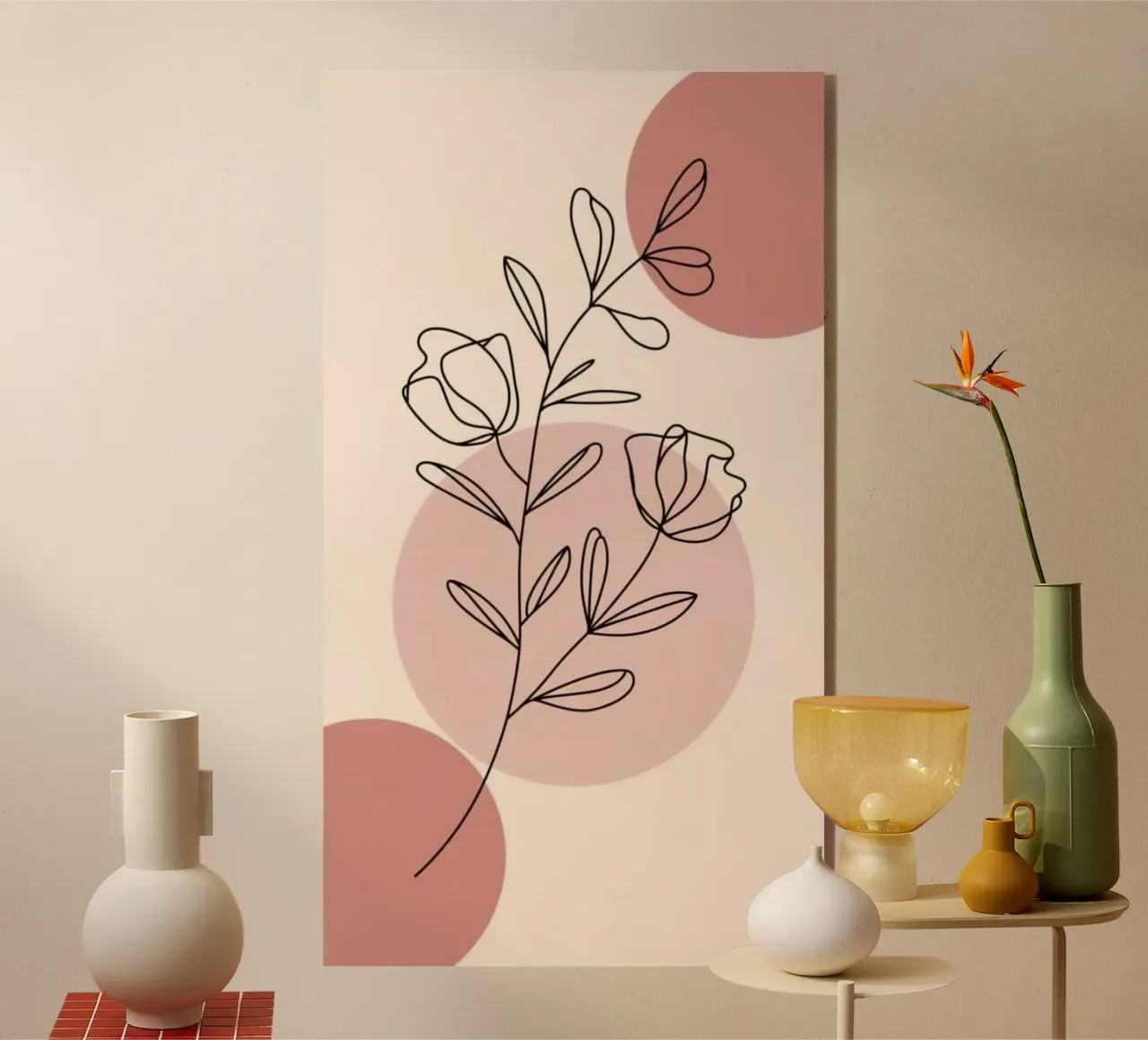 circle shape line of flower plexiglass da miracle