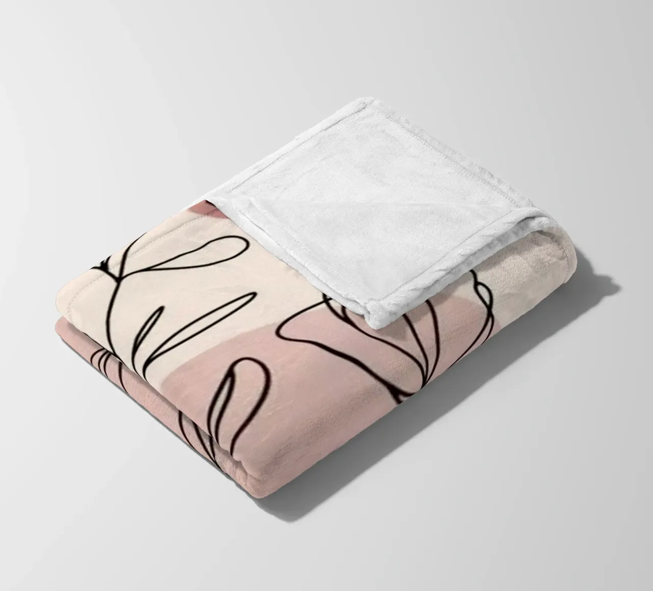 circle shape line of flower coperta in pile da miracle