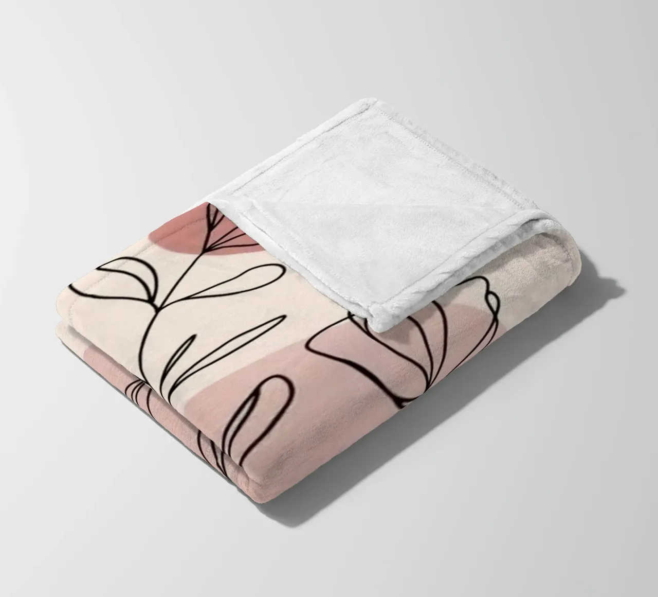 circle shape line of flower coperta in pile da miracle