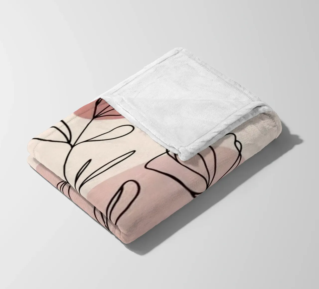 circle shape line of flower coperta in pile da miracle