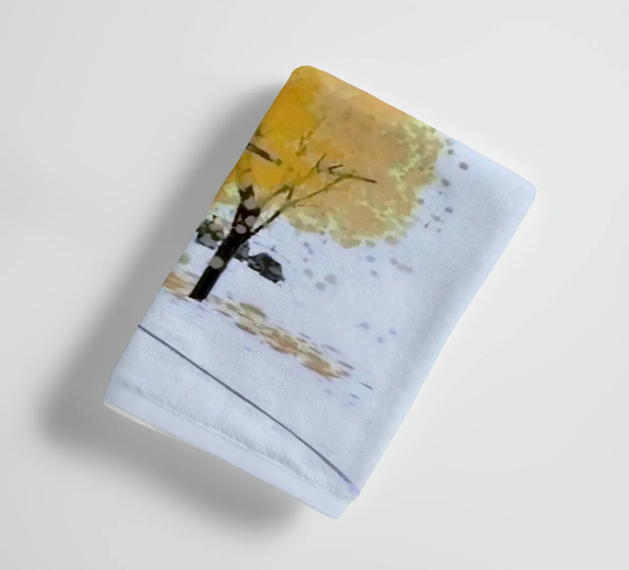 yellow shadow tree asciugamano da bagno da miracle