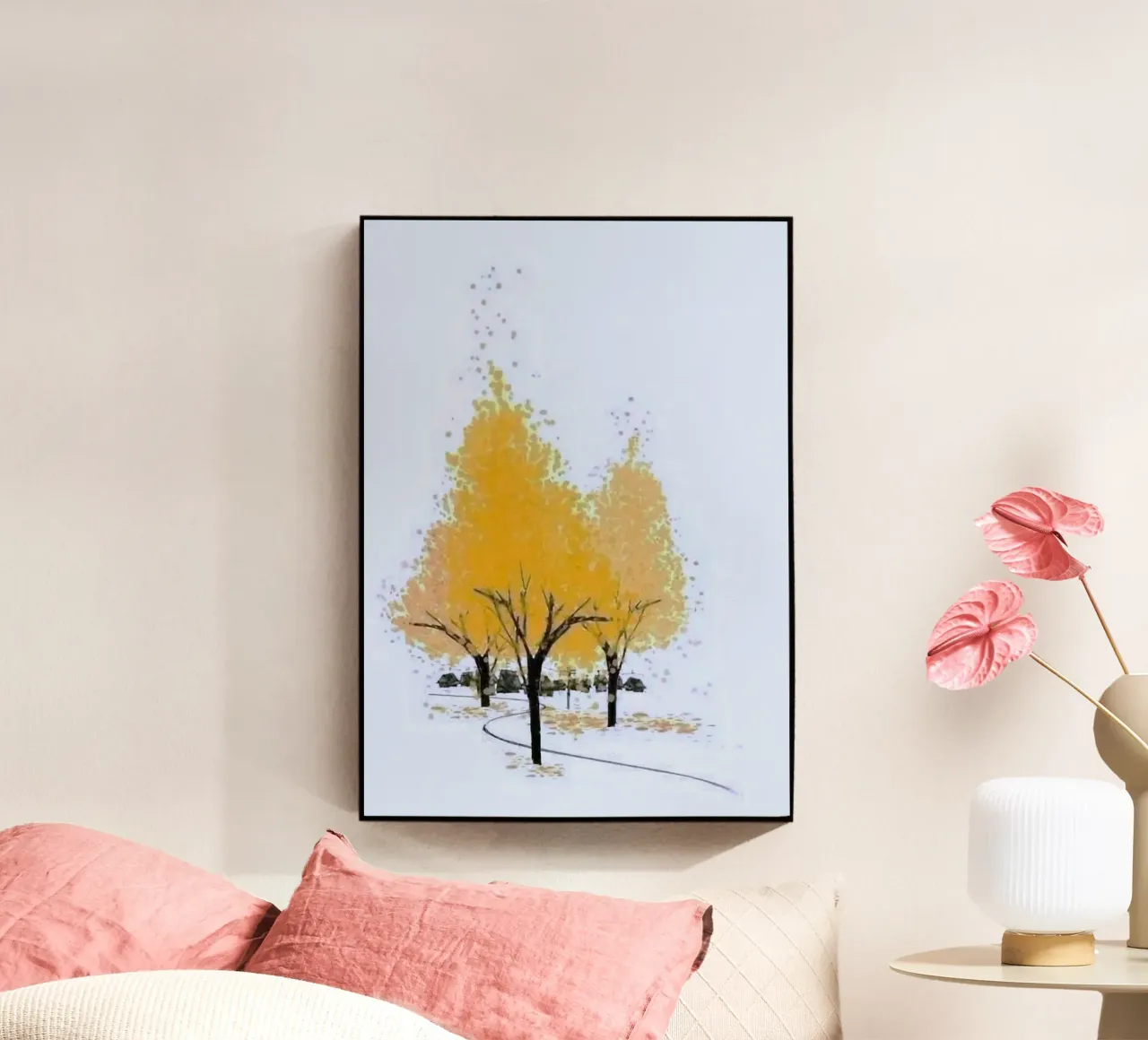 yellow shadow tree plexiglass da miracle