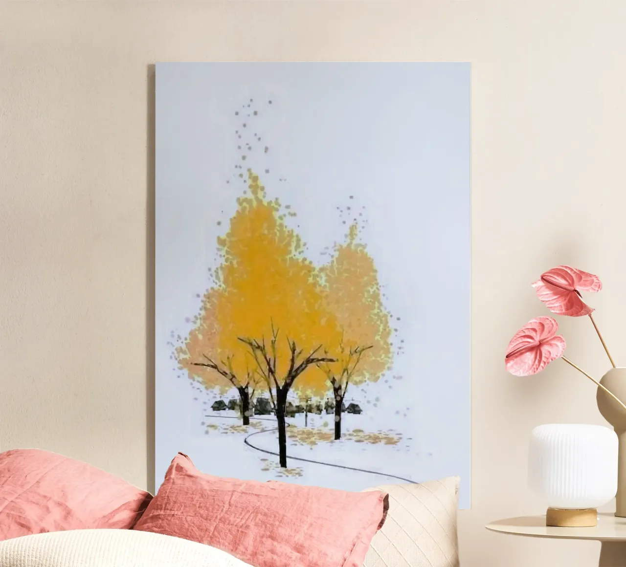 yellow shadow tree plexiglass da miracle