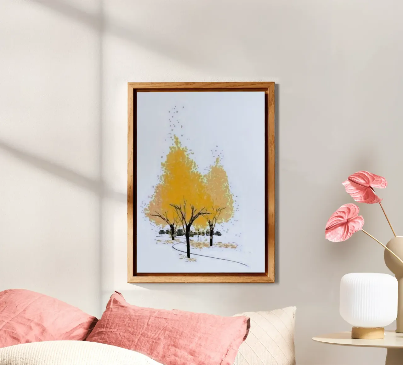 yellow shadow tree alluminio dibond da miracle