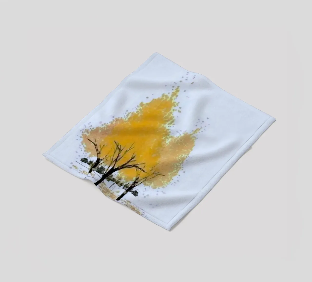 yellow shadow tree coperta in pile da miracle