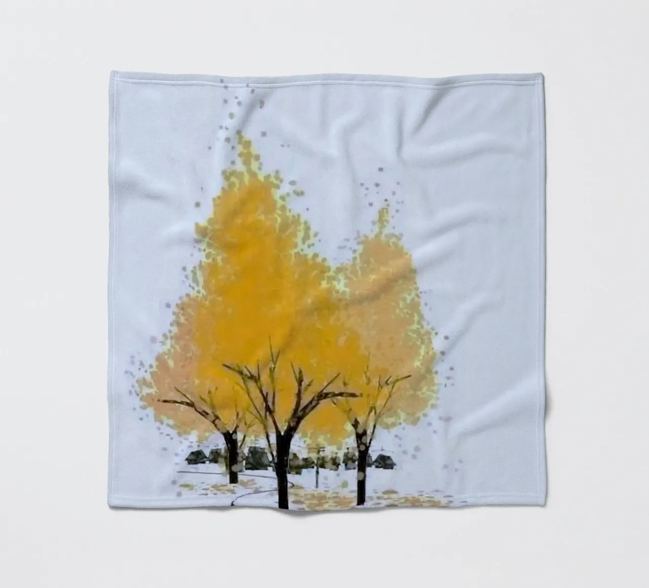 yellow shadow tree coperta in pile da miracle