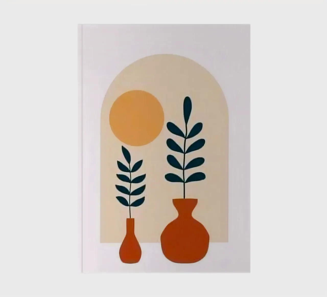 branch vase window notebook by miracle