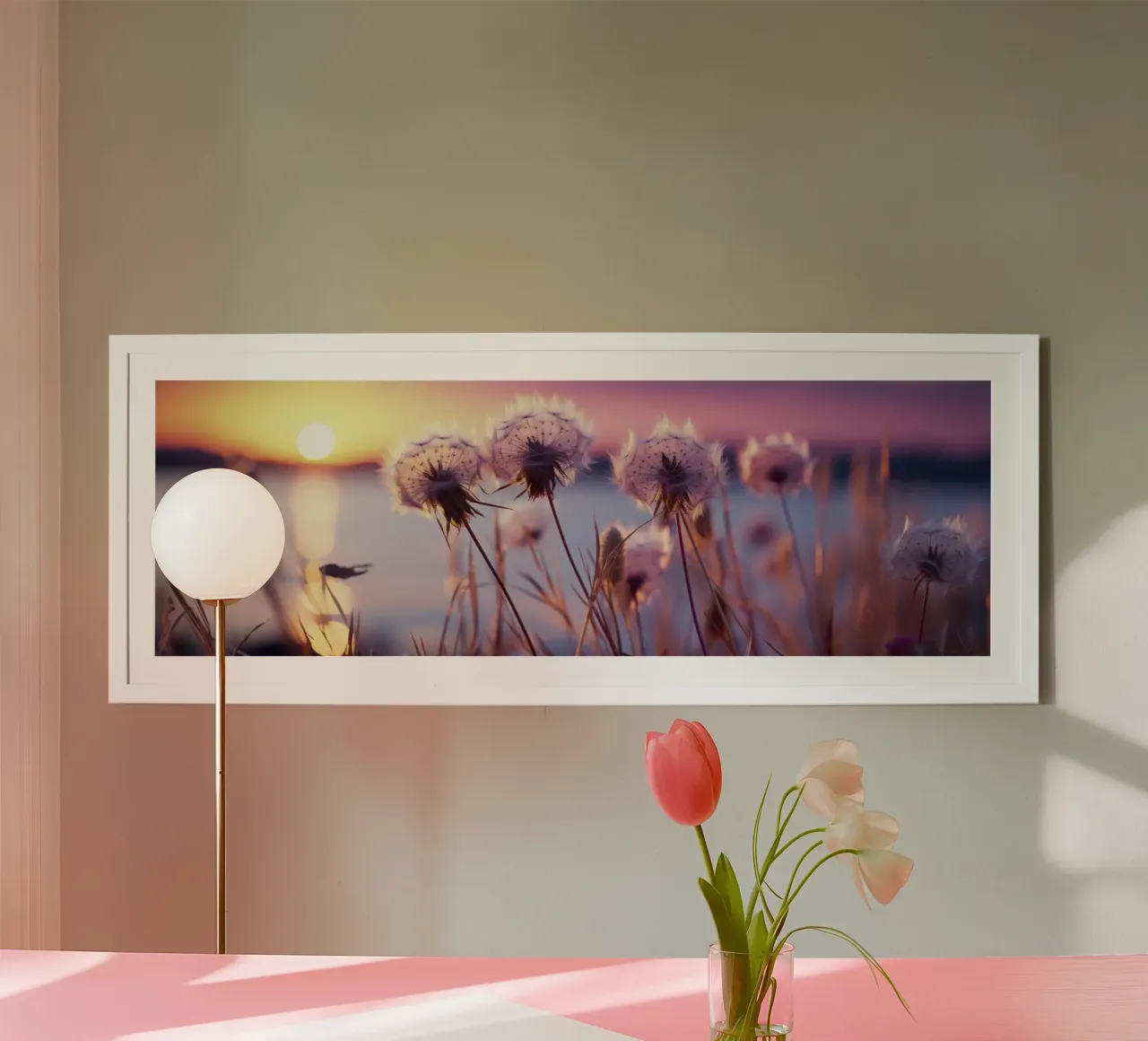 Dandelion At Sunset poster da treechild