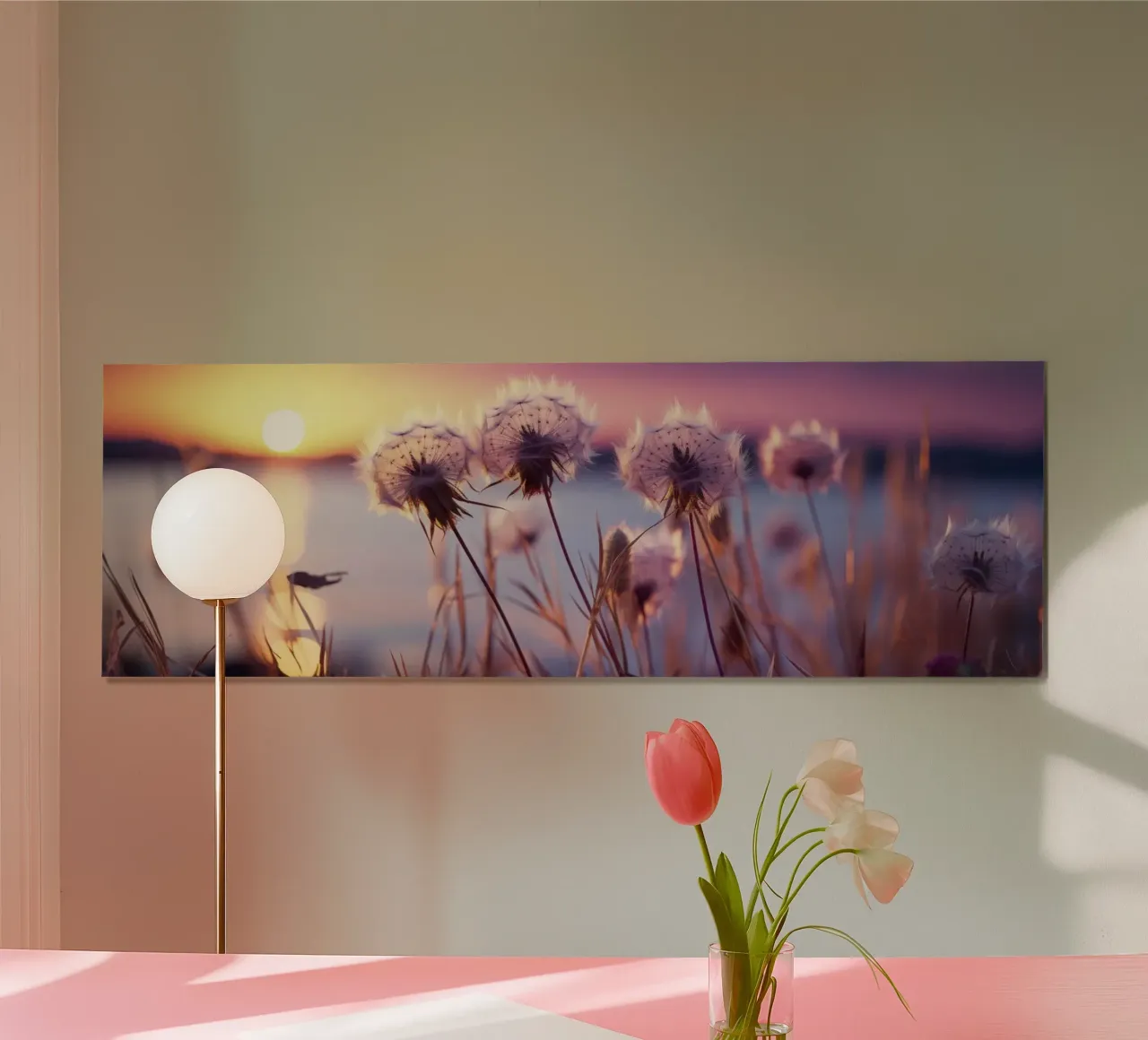 Dandelion At Sunset poster da treechild