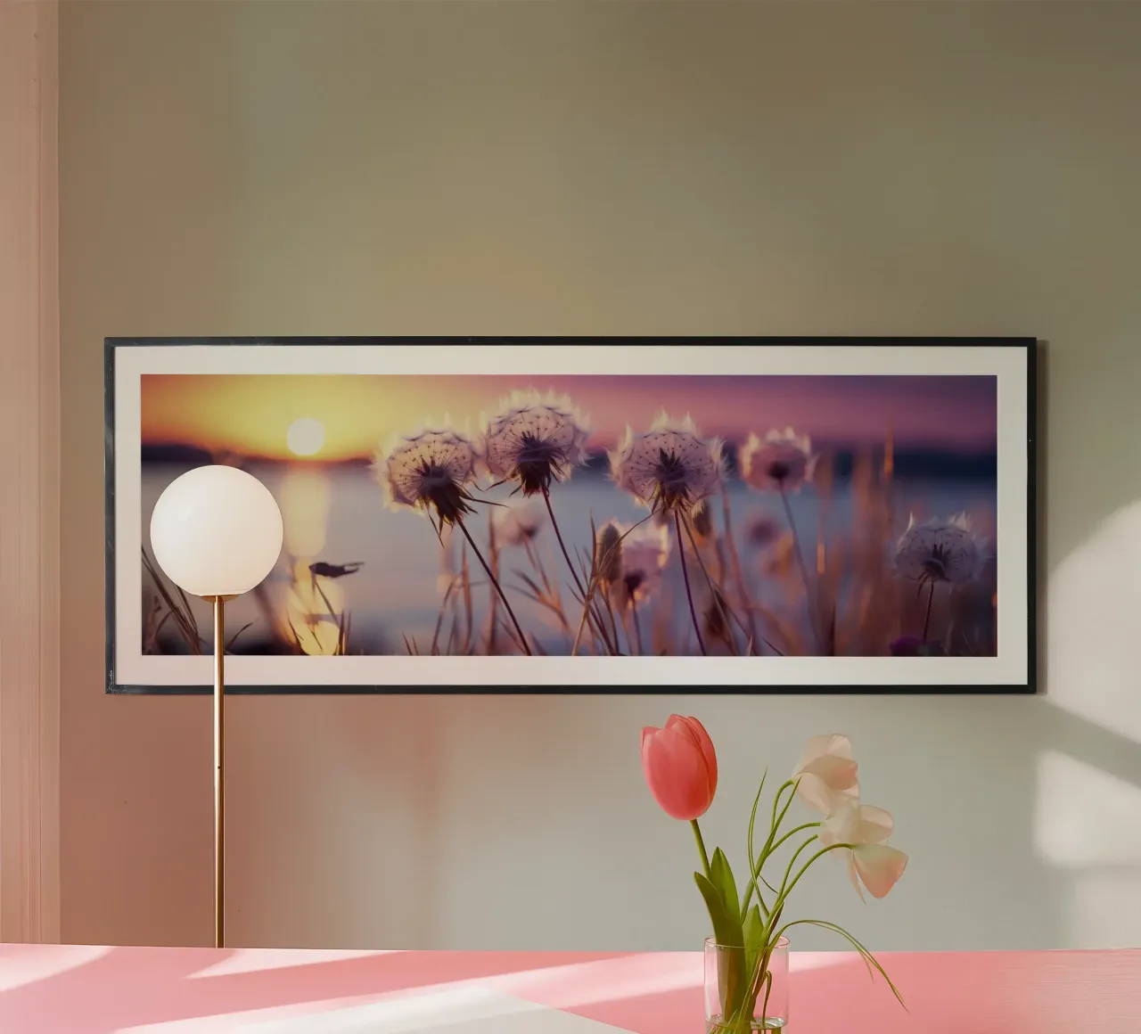 Dandelion At Sunset poster da treechild