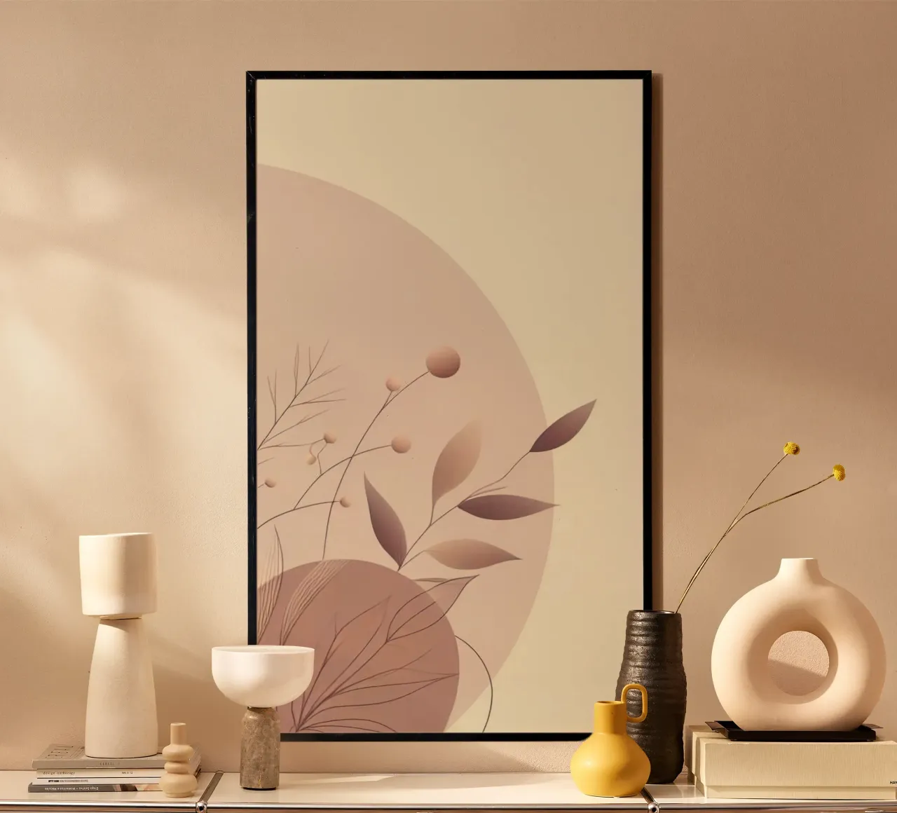 circle line branch poster con telaio in alluminio da melts