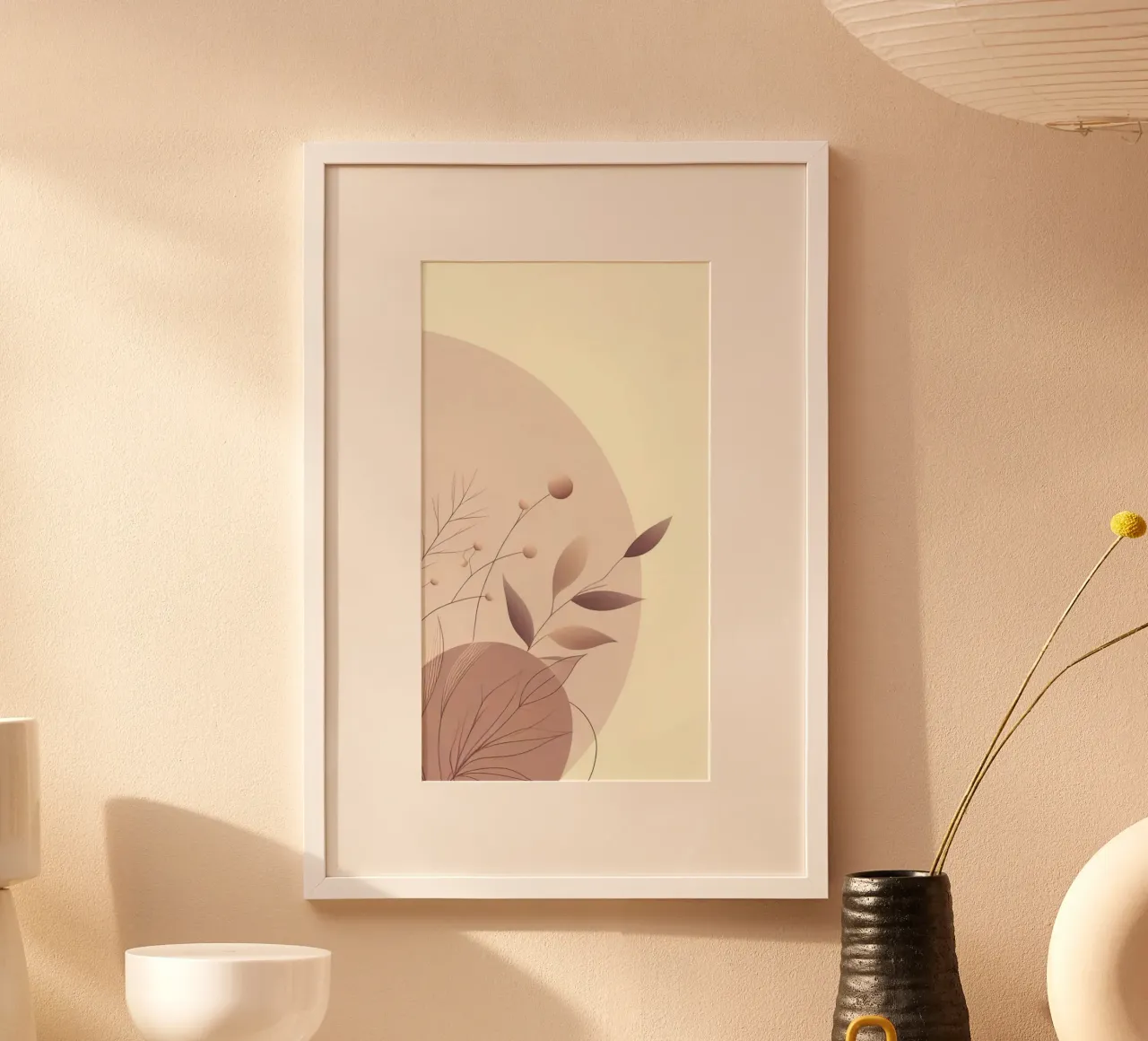 circle line branch poster con telaio in alluminio da melts