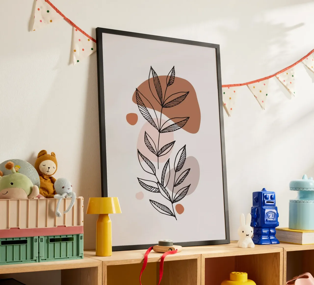 line shape branch up Poster von melts