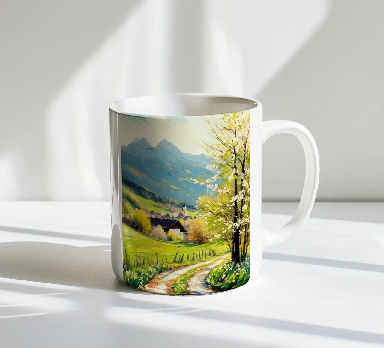 curve road tree tazza in ceramica da melts