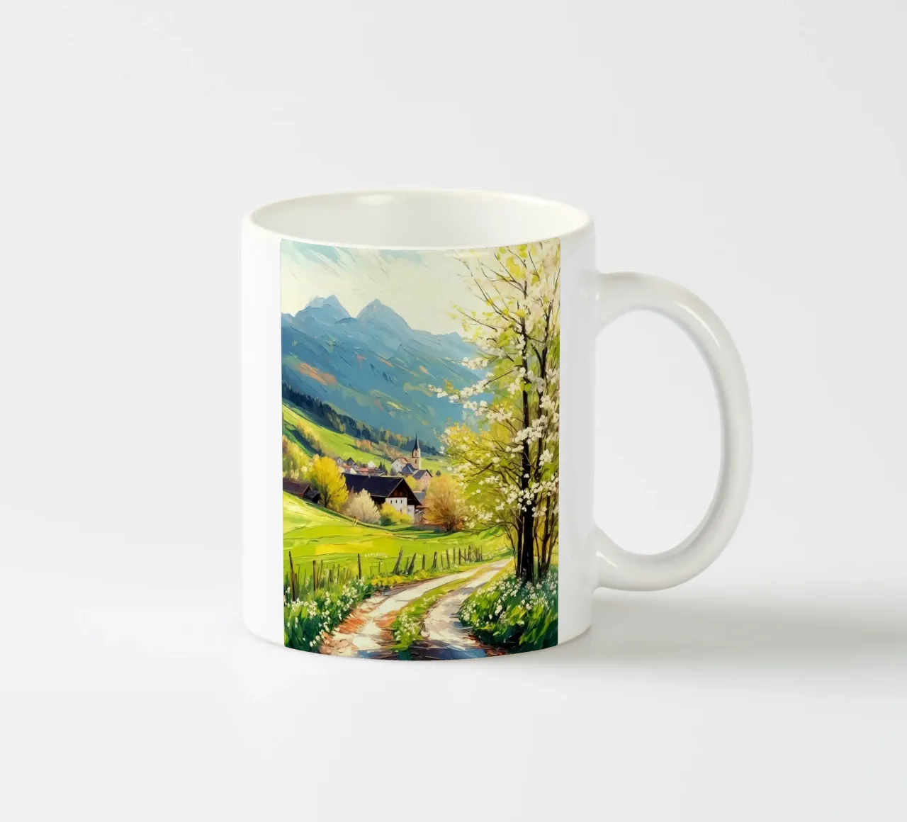 curve road tree tazza in ceramica da melts