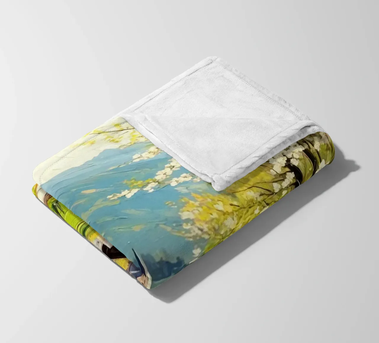 curve road tree coperta in pile da melts