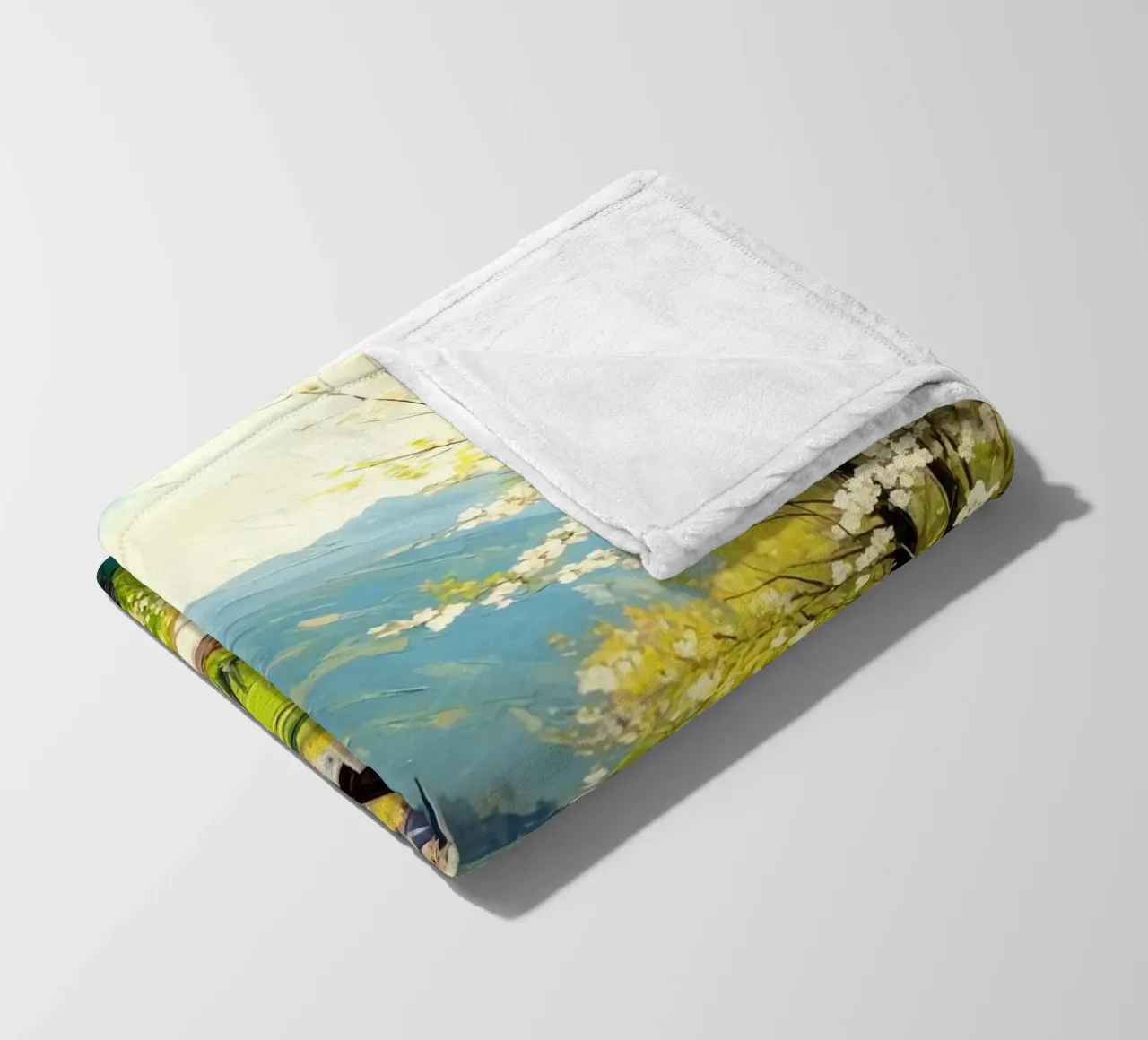 curve road tree coperta in pile da melts