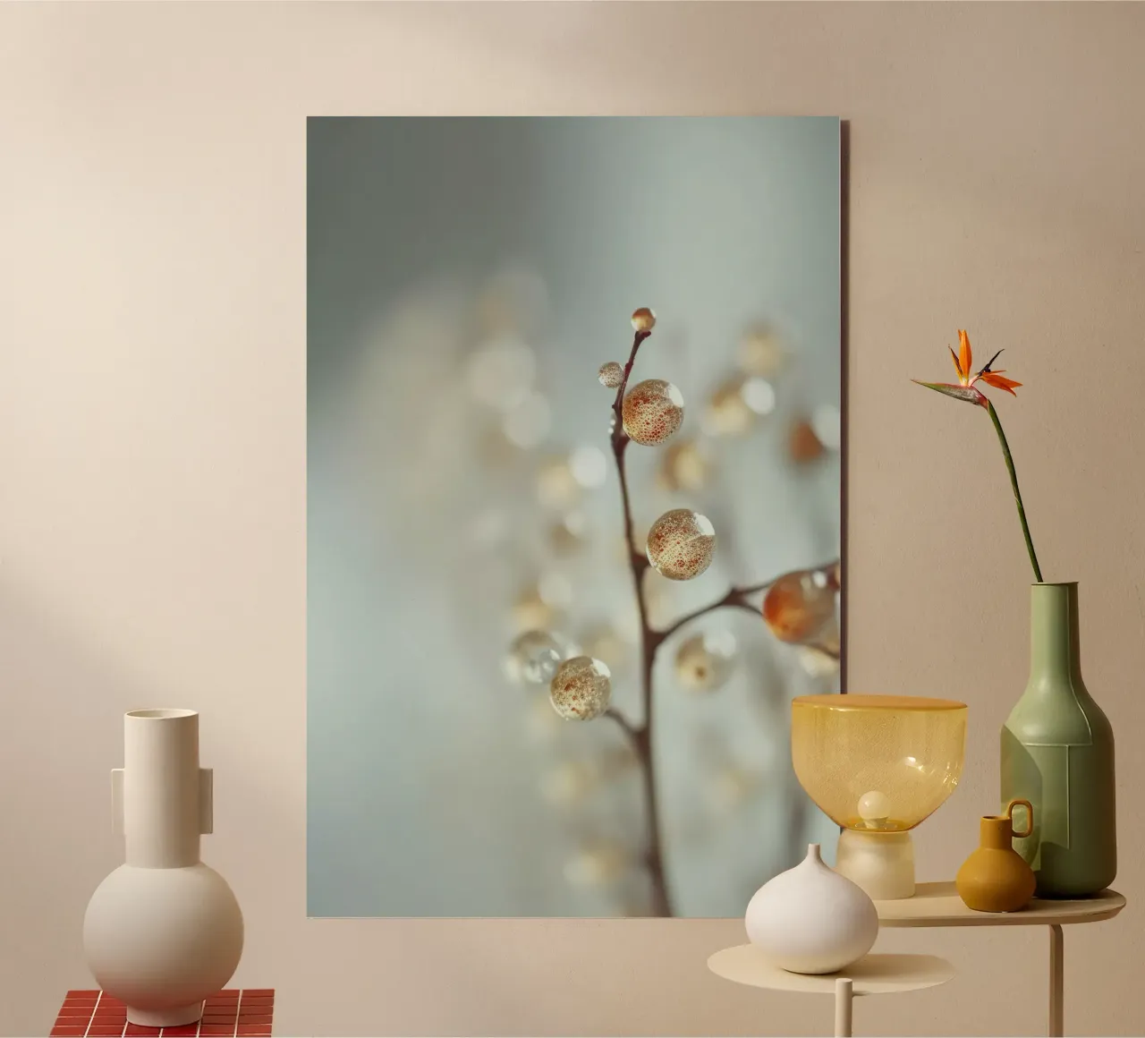 Glass Berries alluminio dibond da treechild
