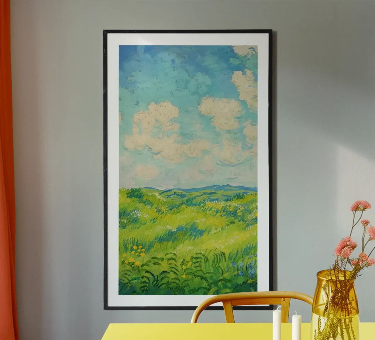 art landscape sky poster da melts