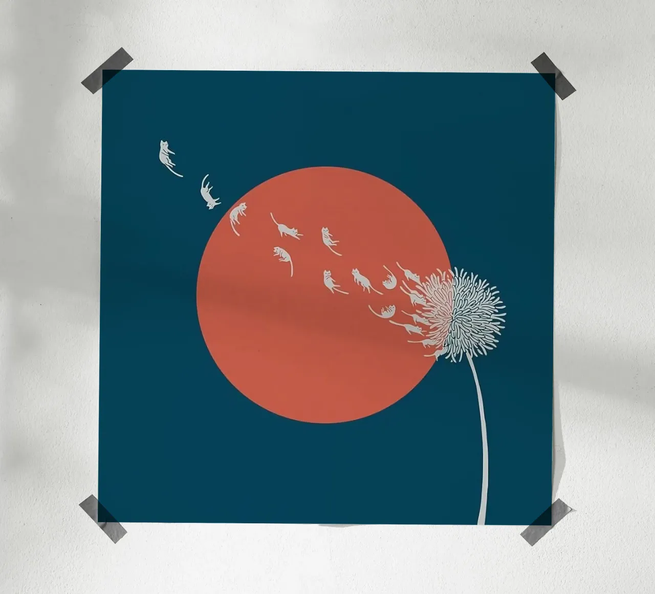 cat fly poster da melts