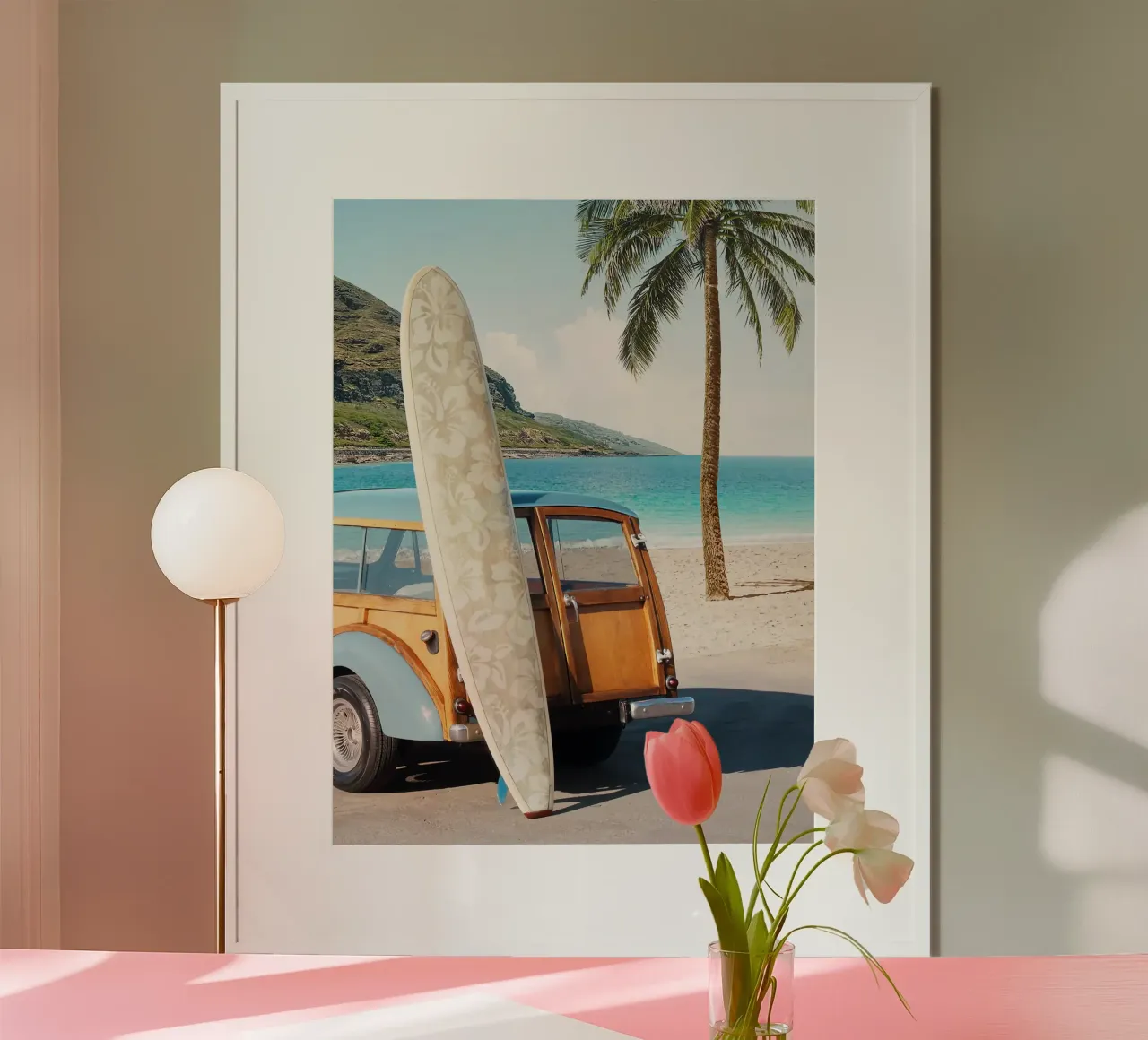 Vita pura poster con telaio in plastica da Mia Anderson