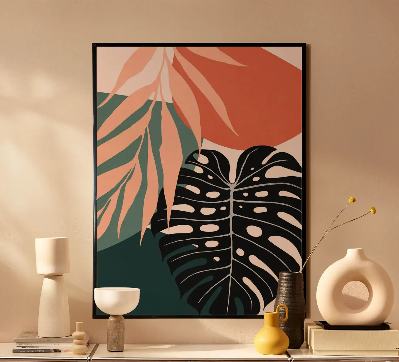 Collage floreale poster da Olivia Lee