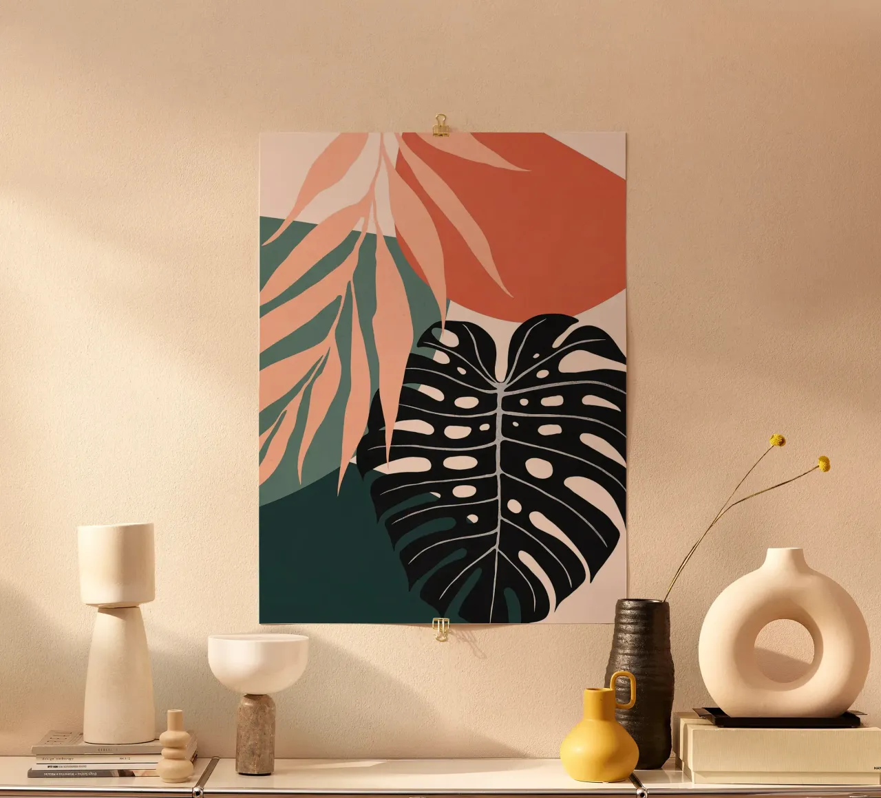 Collage floreale poster da Olivia Lee