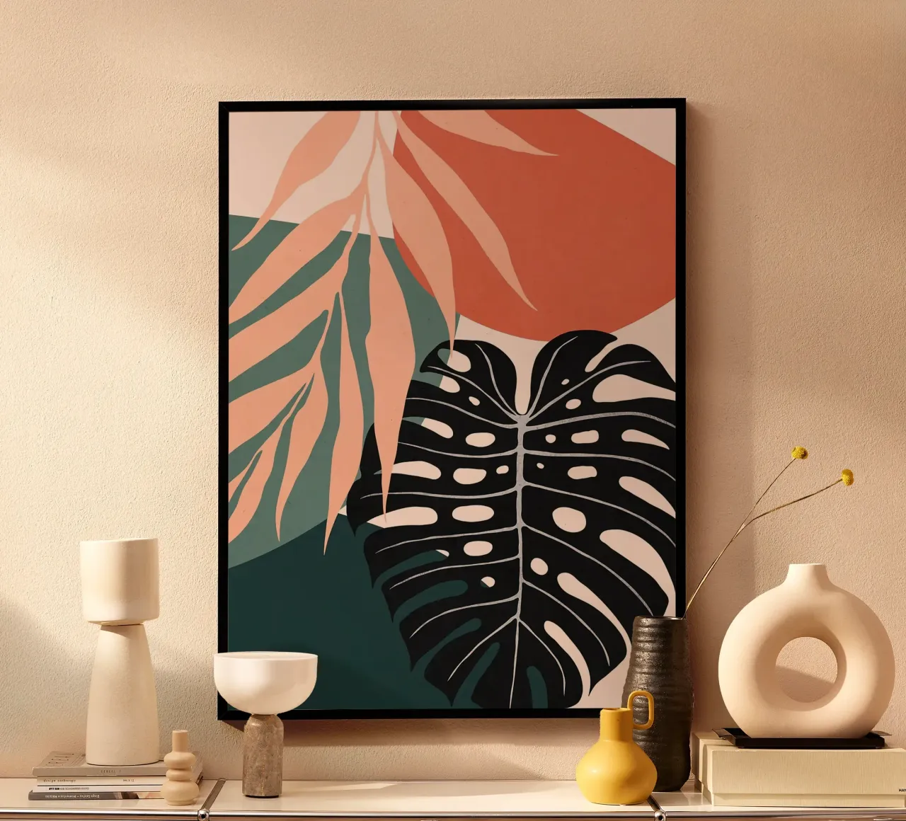 Collage floreale poster da Olivia Lee
