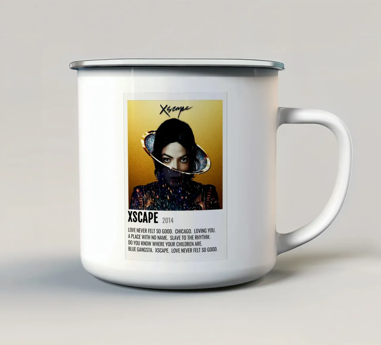 Michael Jackson Xscape tazza in smalto da Roronoa7