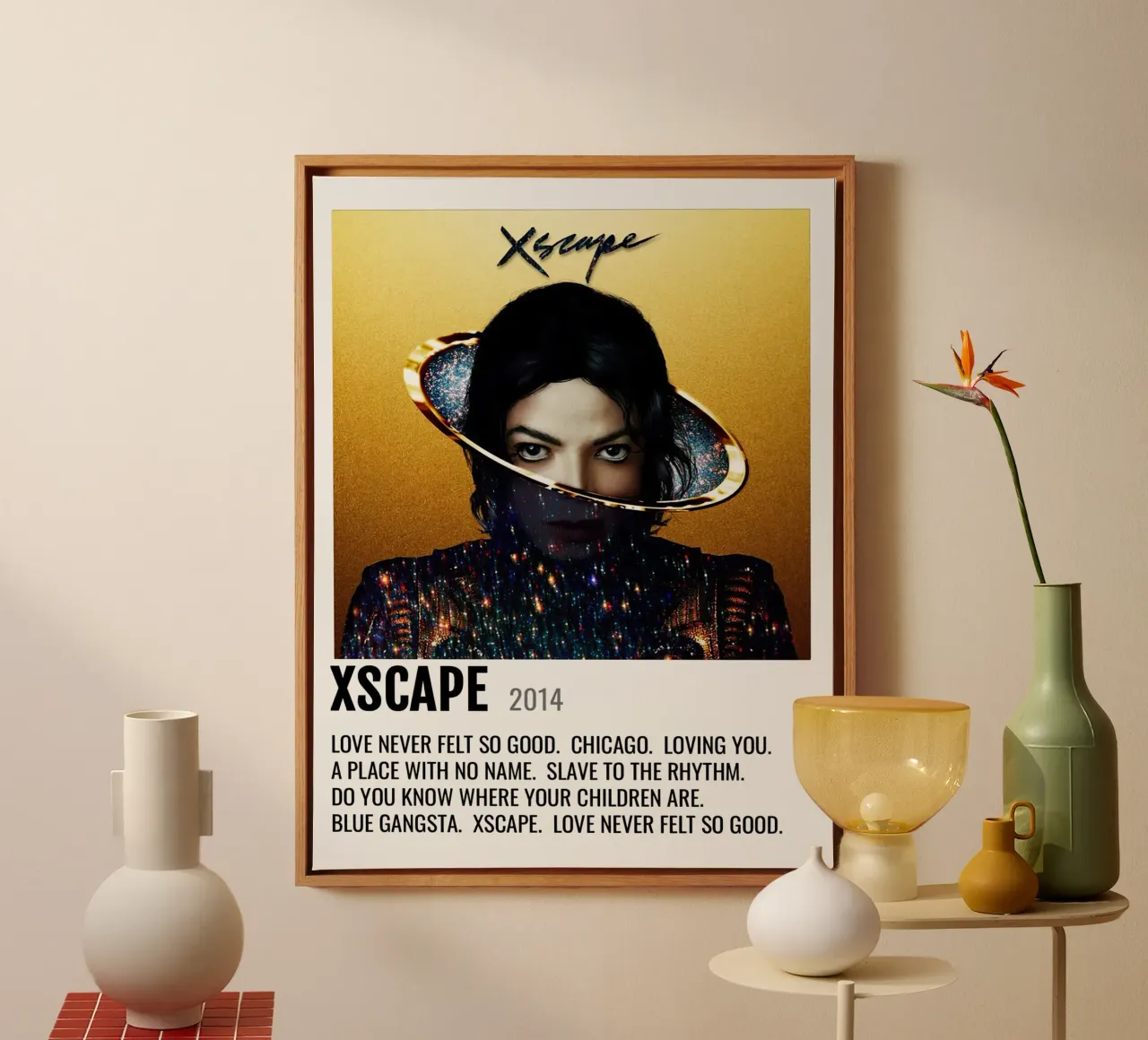 Michael Jackson Xscape tela con Cornice a cassetta da Roronoa7