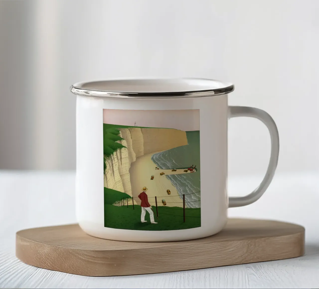 Tycoon tazza in smalto da Marco Finkel
