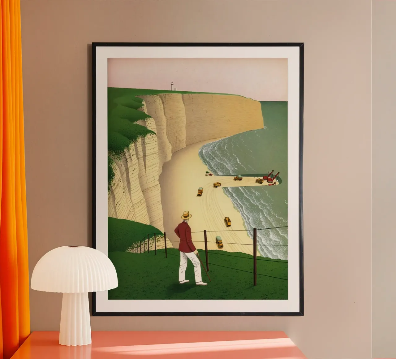Tycoon poster con telaio in alluminio da Marco Finkel