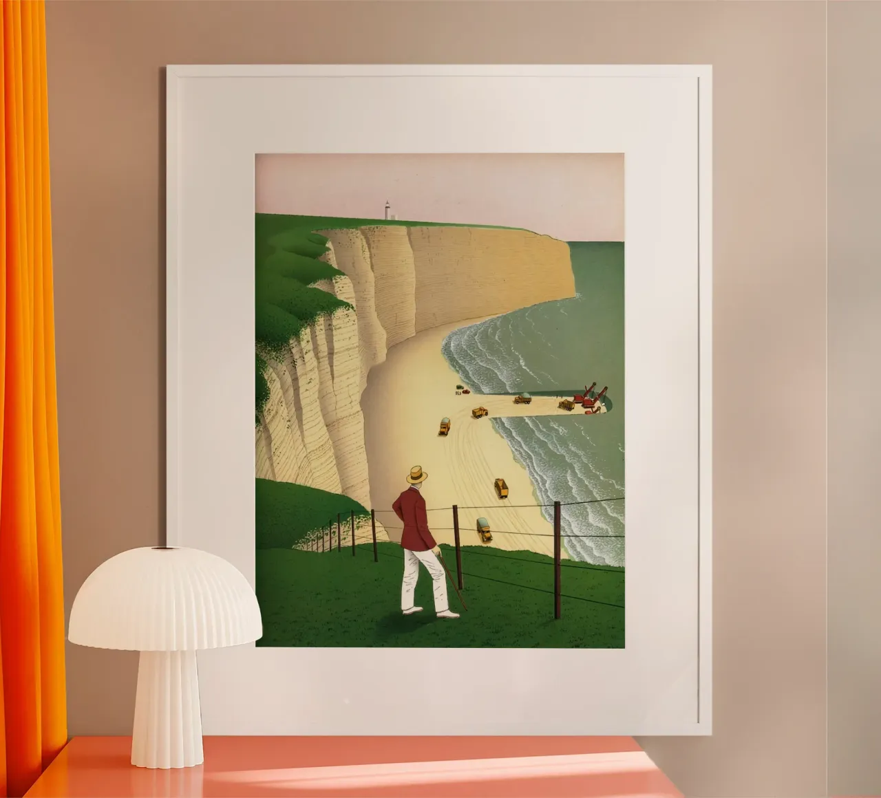 Tycoon poster con telaio in alluminio da Marco Finkel