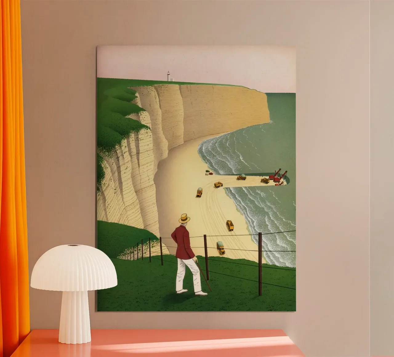 Tycoon poster con telaio in alluminio da Marco Finkel