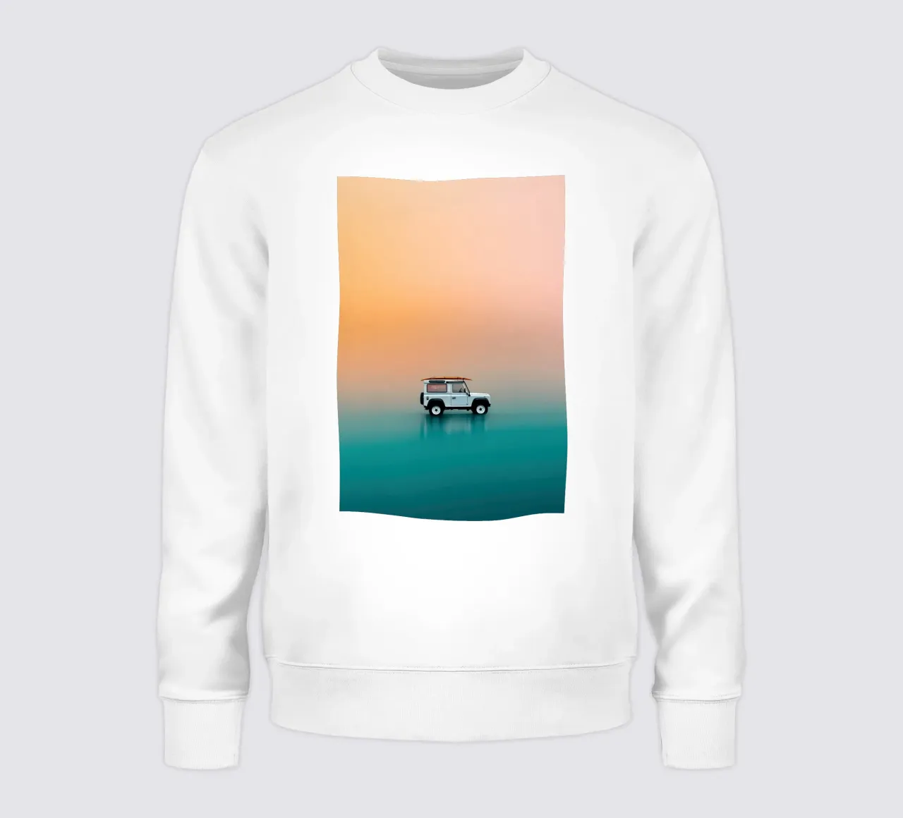 Driving to the beach Nr. 01 felpa da lazydaypaper