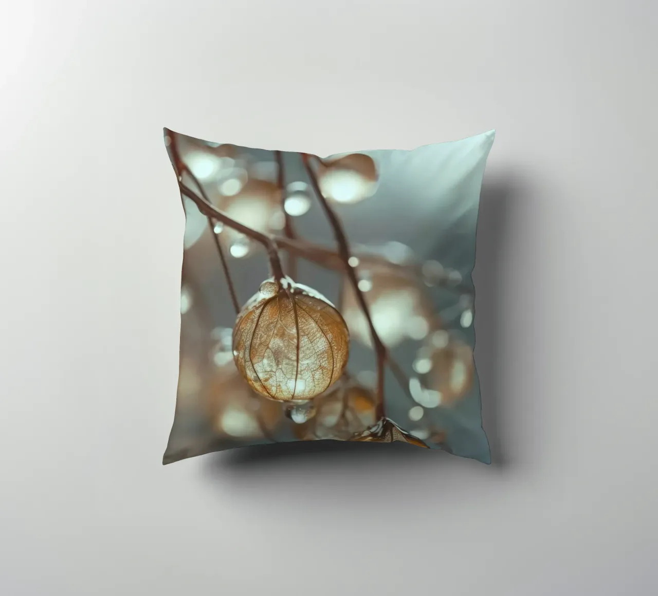 Wet Glass Berries cuscino da treechild