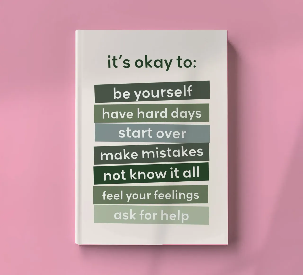 Nursery Print, Affirmation Poster, Playroom Print notebook by Little Lola