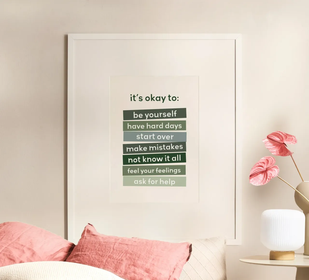 Nursery Print, Affirmation Poster, Playroom Print poster by Little Lola