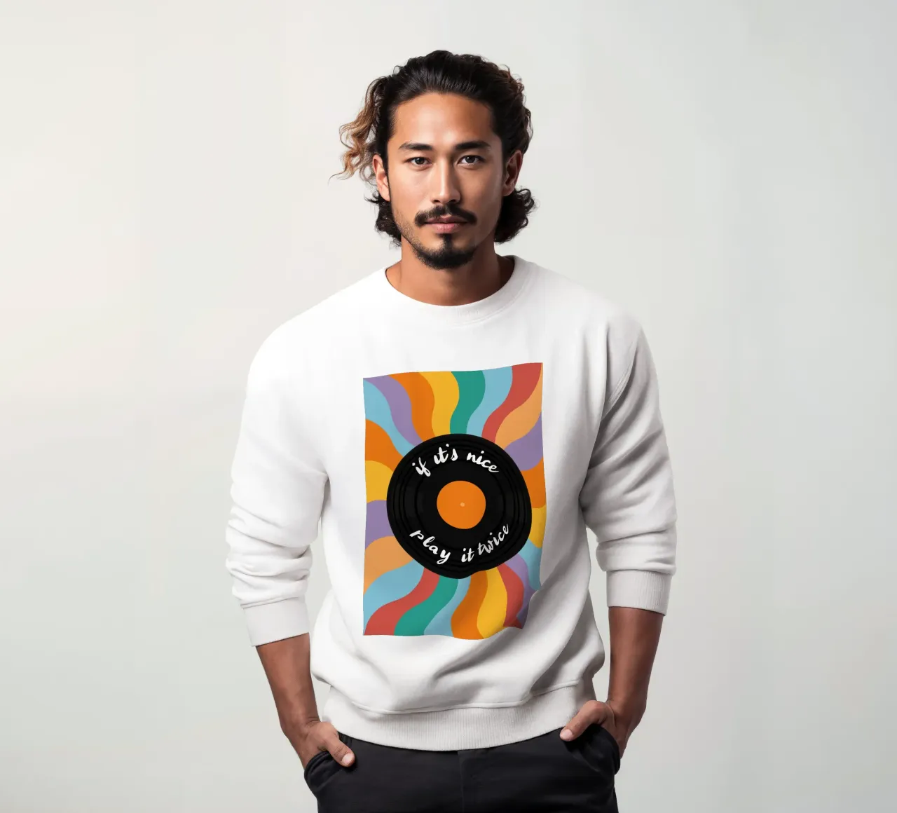 LP - Vinyl - Schallplatte - If it's nice play it twice felpa da pierosvisuals